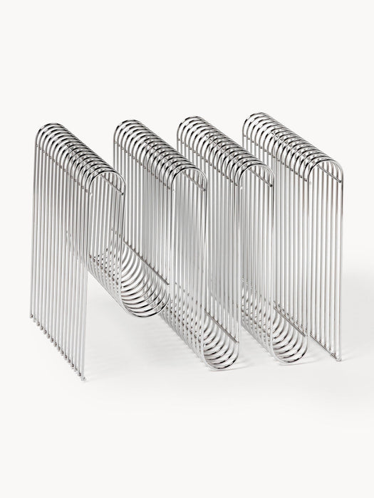 Curva Metal Magazine Rack
