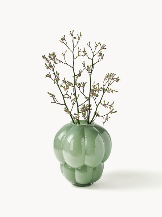 Uva Mouth-Blown Glass Vase, H 35 cm