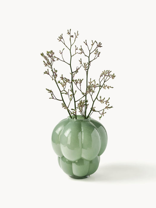 Mouth-Blown Glass Vase Uva H 35 cm