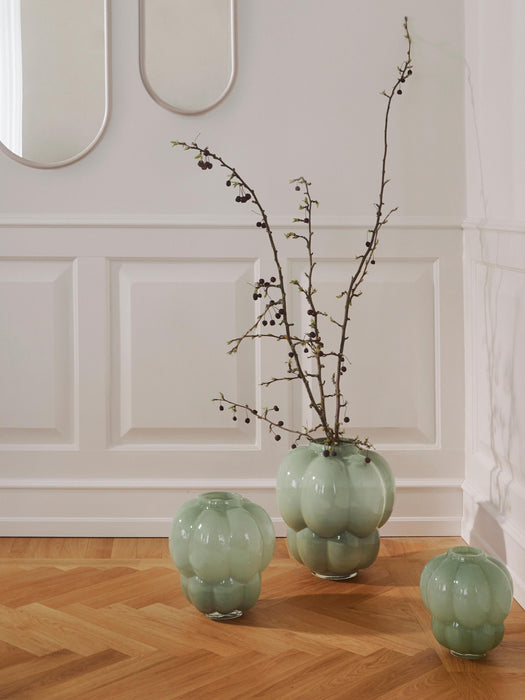 Mouth-Blown Glass Vase Uva H 35 cm