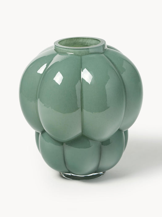 Uva Mouth-Blown Glass Vase, H 28 cm