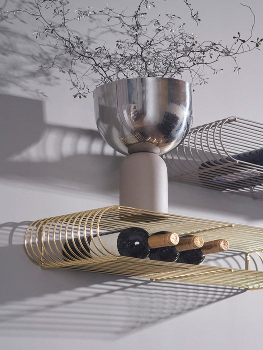 Curva Metal Wall Shelf, W 80 cm