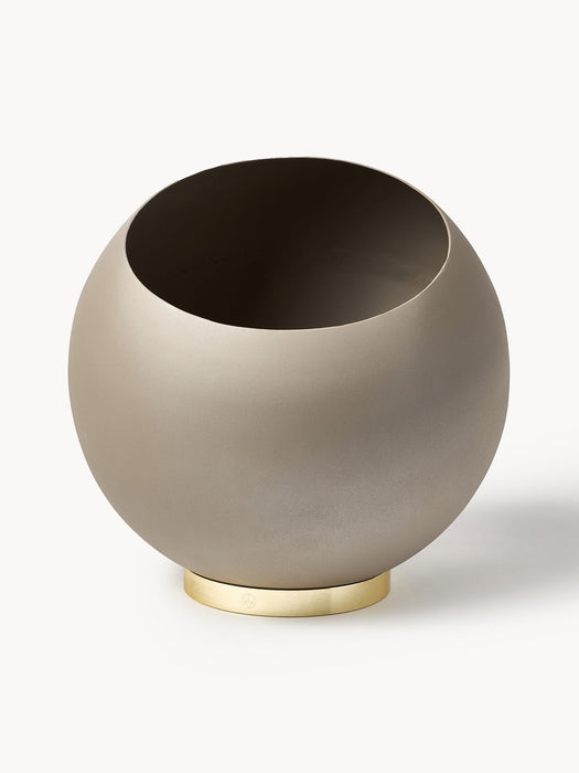 Globe Metal Cover Pot