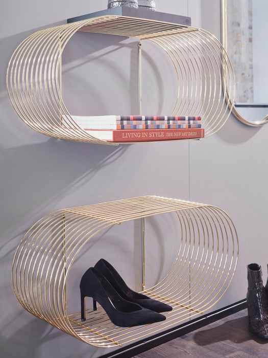 Curva Metal Wall Shelf, W 61 cm