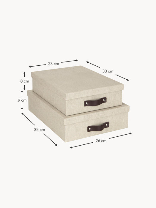 Storage Boxes Rasmus Set of 2