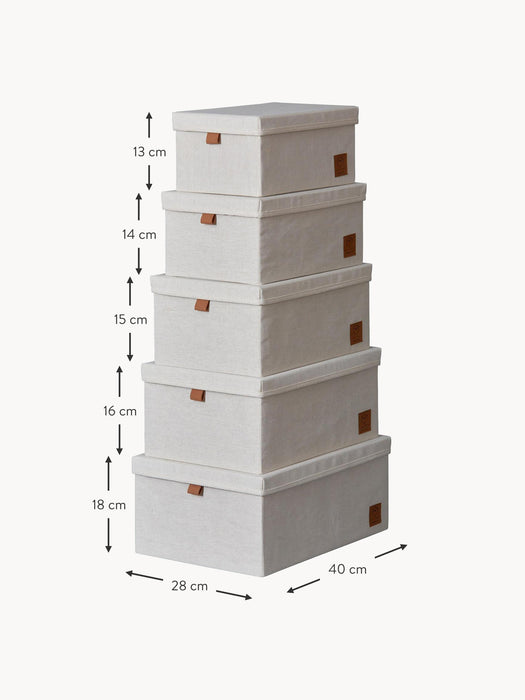 Storage Boxes Premium Set of 5