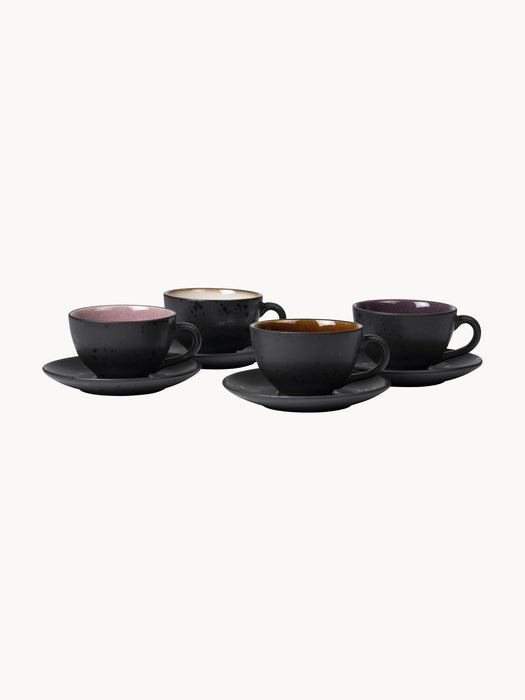 Coffee Cups Etsy with Saucers Dia Set of 4