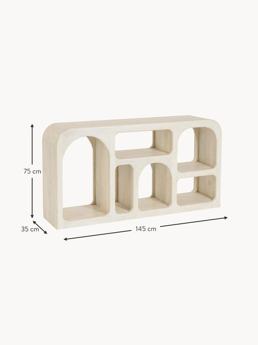 Mango Wood Shelving Unit Cairo