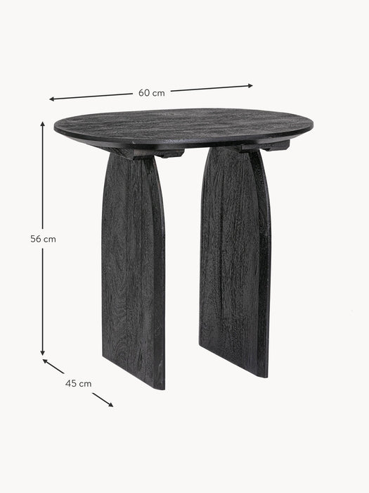 Oval Mango Wood Side Table Monterrey