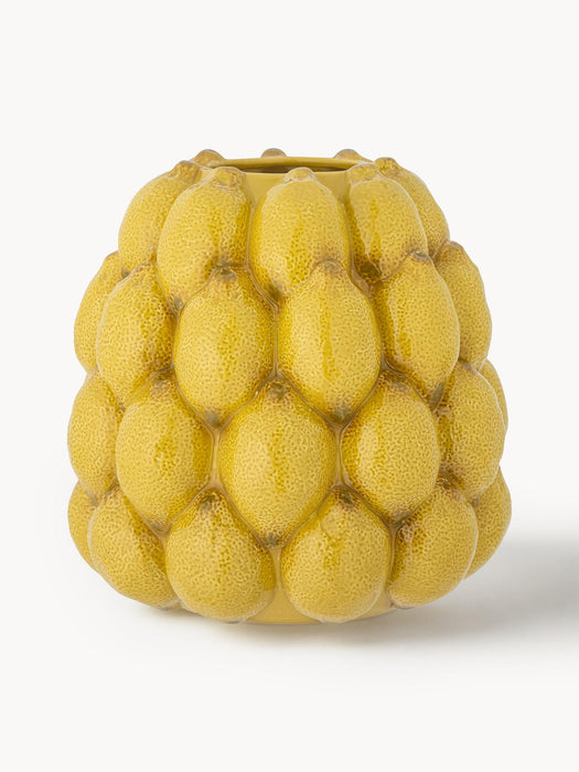 Handmade Vase Limone, H 22 cm