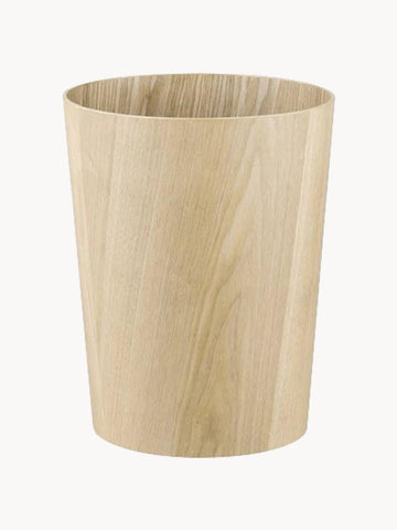 Wilo Round Wooden Waste Paper Basket