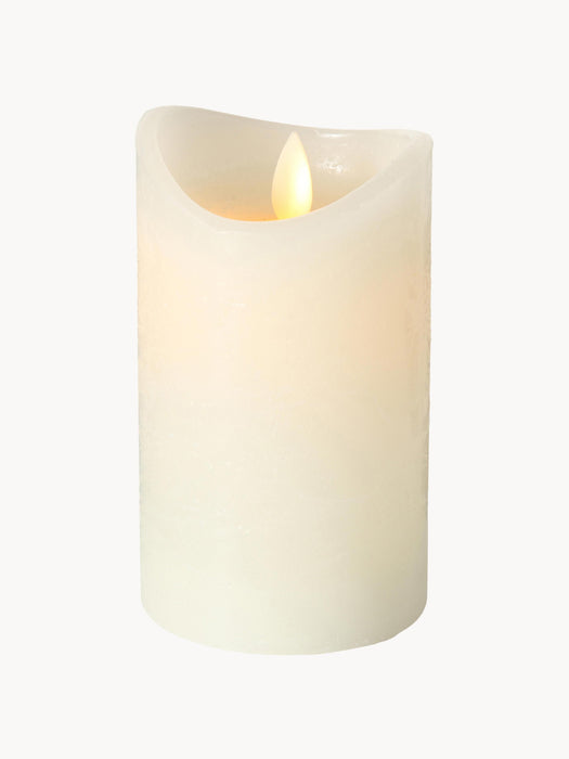 LED Candle Bino with Flickering Function H 12 cm