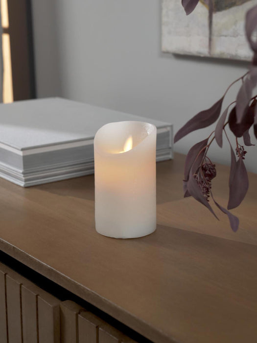 LED Candle Bino with Flickering Function H 12 cm