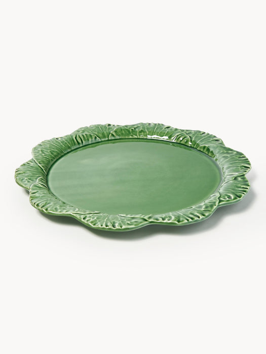 Hand-painted Serving Plate Cabbage with Lid