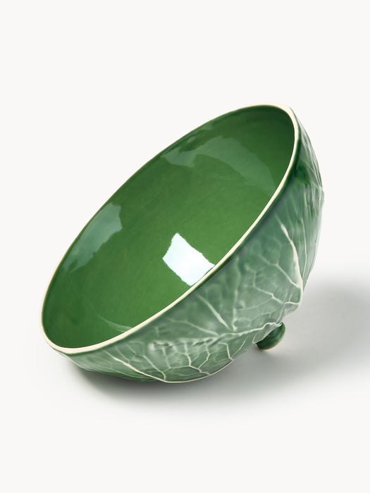 Hand-painted Serving Plate Cabbage with Lid