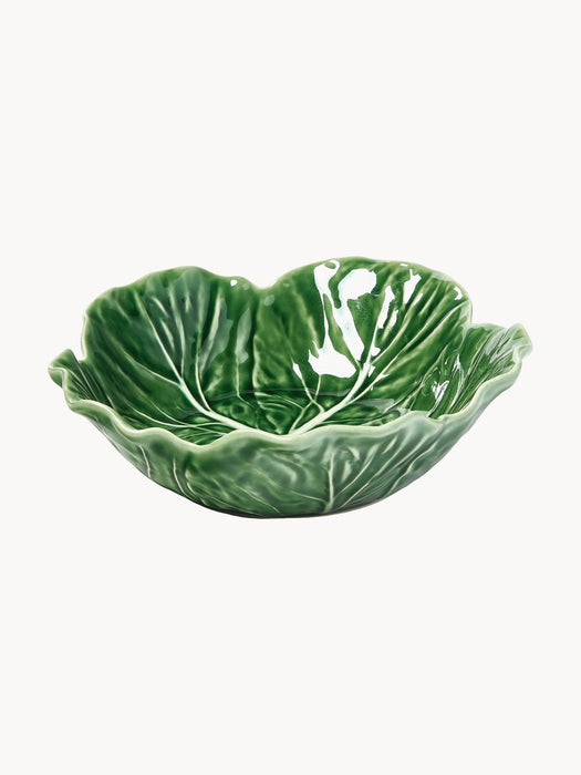 Hand-painted Serving Bowls Cabbage Set of 2