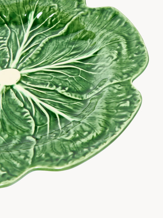 Hand-painted Serving Platters Cabbage Set of 2