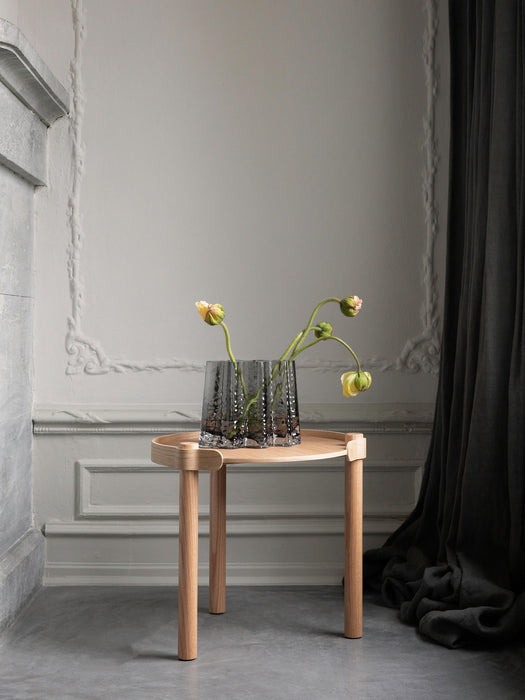 Gry Mouth-Blown Vase with Structured Surface, H 19 cm