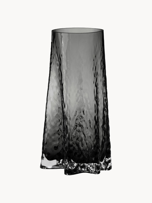 Gry Mouth-Blown Vase with Structured Surface, H 30 cm