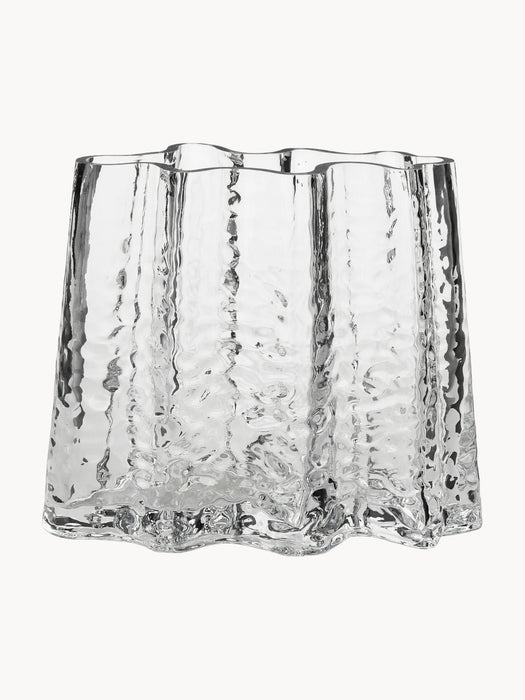 Gry Mouth-Blown Vase with Structured Surface, H 19 cm