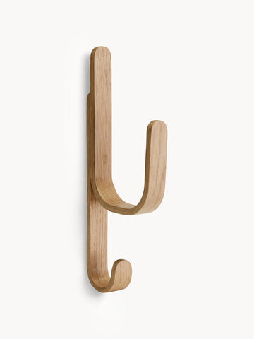 Woody Handmade Oak Wood Coat Hook