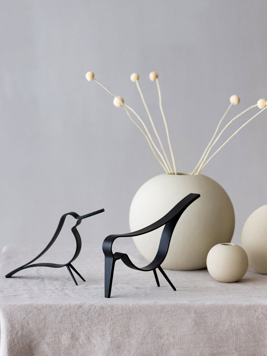 Handmade Decorative Object Woody Bird