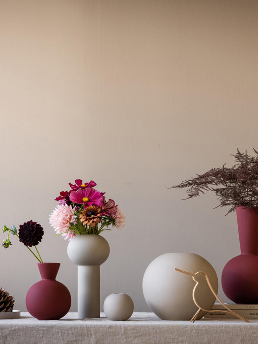 Pillar Hand-Painted Vase, H 24 cm