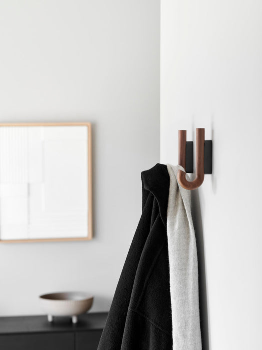 Umbrella Walnut Wood Wall Hook, in Various Sizes