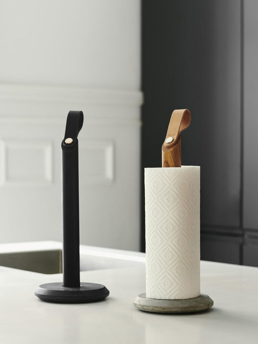 Grab Oak Wood Kitchen Roll Holder