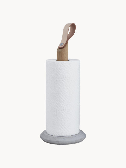 Grab Oak Wood Kitchen Roll Holder