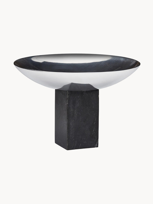 Decorative Bowl Sapoto with Marble Base