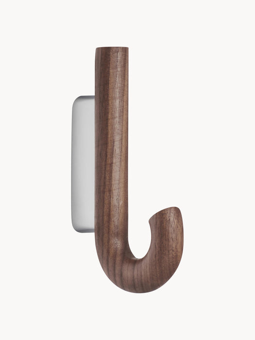 Umbrella Walnut Wood Wall Hook, in Various Sizes