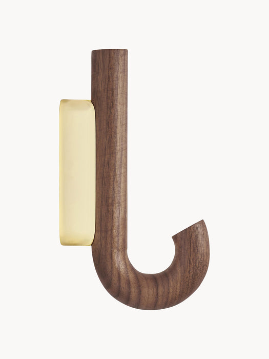 Walnut Wood Wall Hook Umbrella in Various Sizes