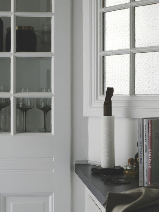 Grab Oak Wood Kitchen Roll Holder