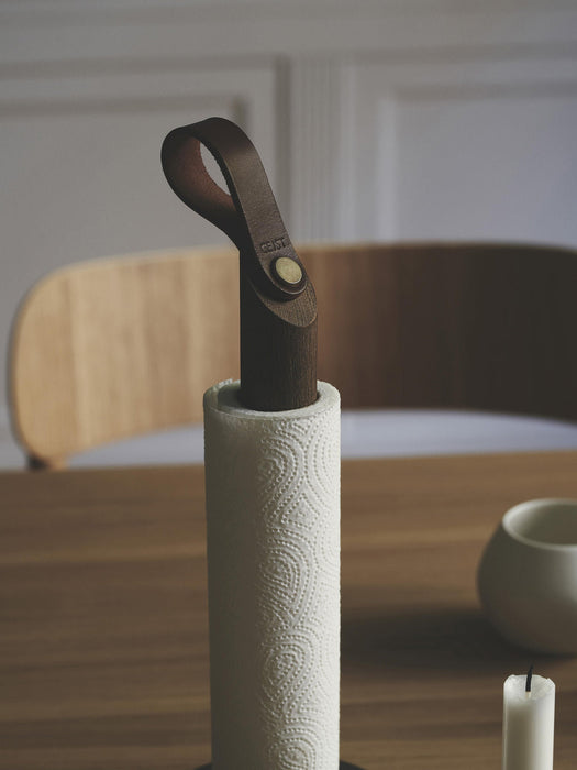 Grab Oak Wood Kitchen Roll Holder