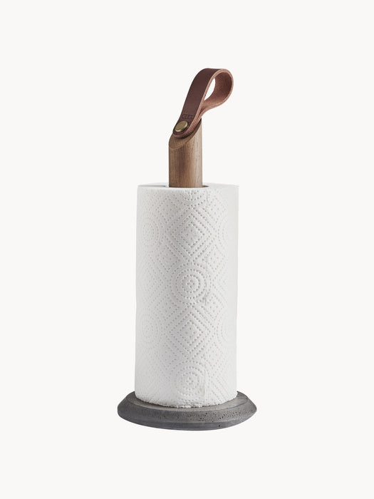 Grab Oak Wood Kitchen Roll Holder