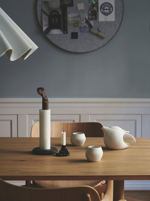 Grab Oak Wood Kitchen Roll Holder