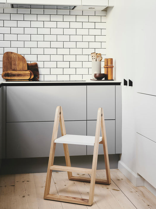 Reech Ash Wood Stepladder