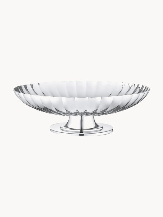 Stainless Steel Serving Bowl Bernadotte with Groove Structure