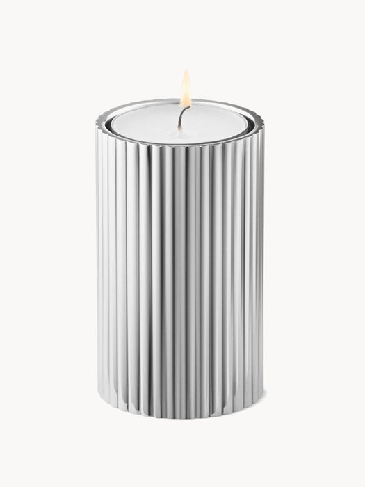 Candle Holder Bernadotte with Groove Structure Set of 3
