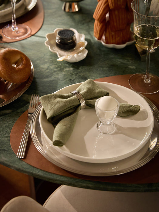 Stainless Steel Napkin Rings Bernadotte Set of 2