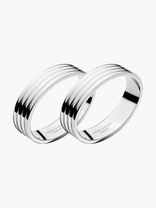 Stainless Steel Napkin Rings Bernadotte Set of 2