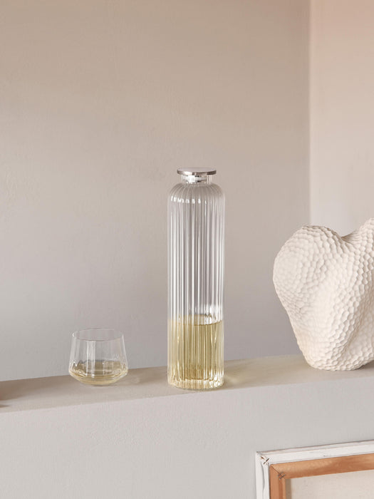 Crystal Carafe Bernadotte with Groove Structure 11 L