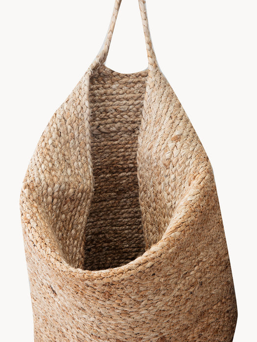 Large Hemp Storage Basket Mira, H 48 cm