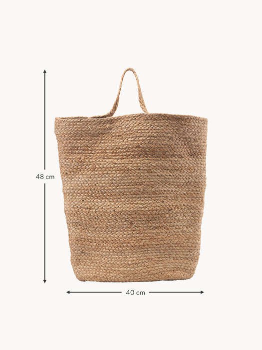 Large Hemp Storage Basket Mira H 48 cm
