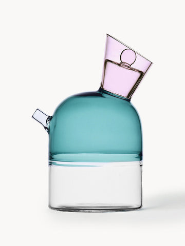 Travasi Handmade Borosilicate Vinegar and Oil Bottle