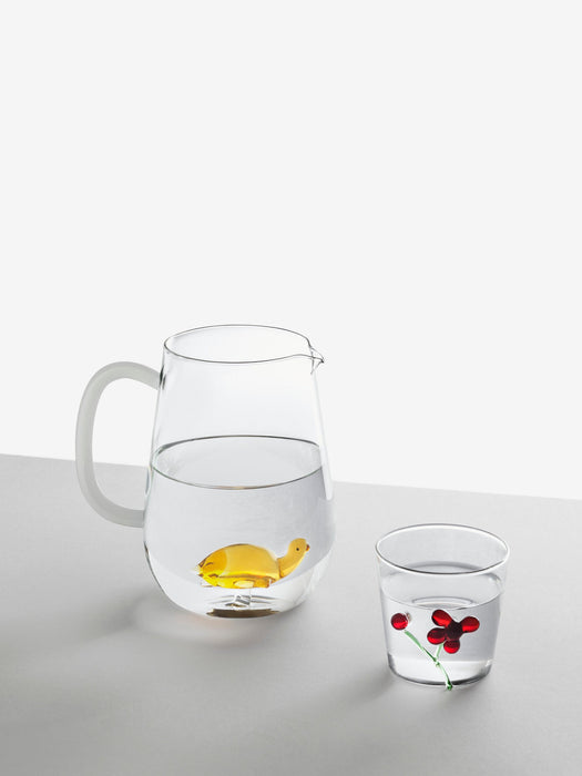 Turtle Handmade Borosilicate Pitcher, 1.7 L