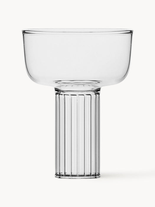 Liberta Handmade Borosilicate Champagne Coupe