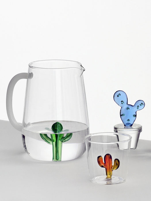 Cactus Handmade Borosilicate Pitcher, 1.7 L
