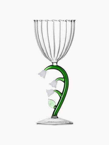 Botanica Handmade Borosilicate White Wine Glass